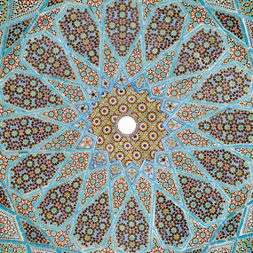 colorful tile from a mosque